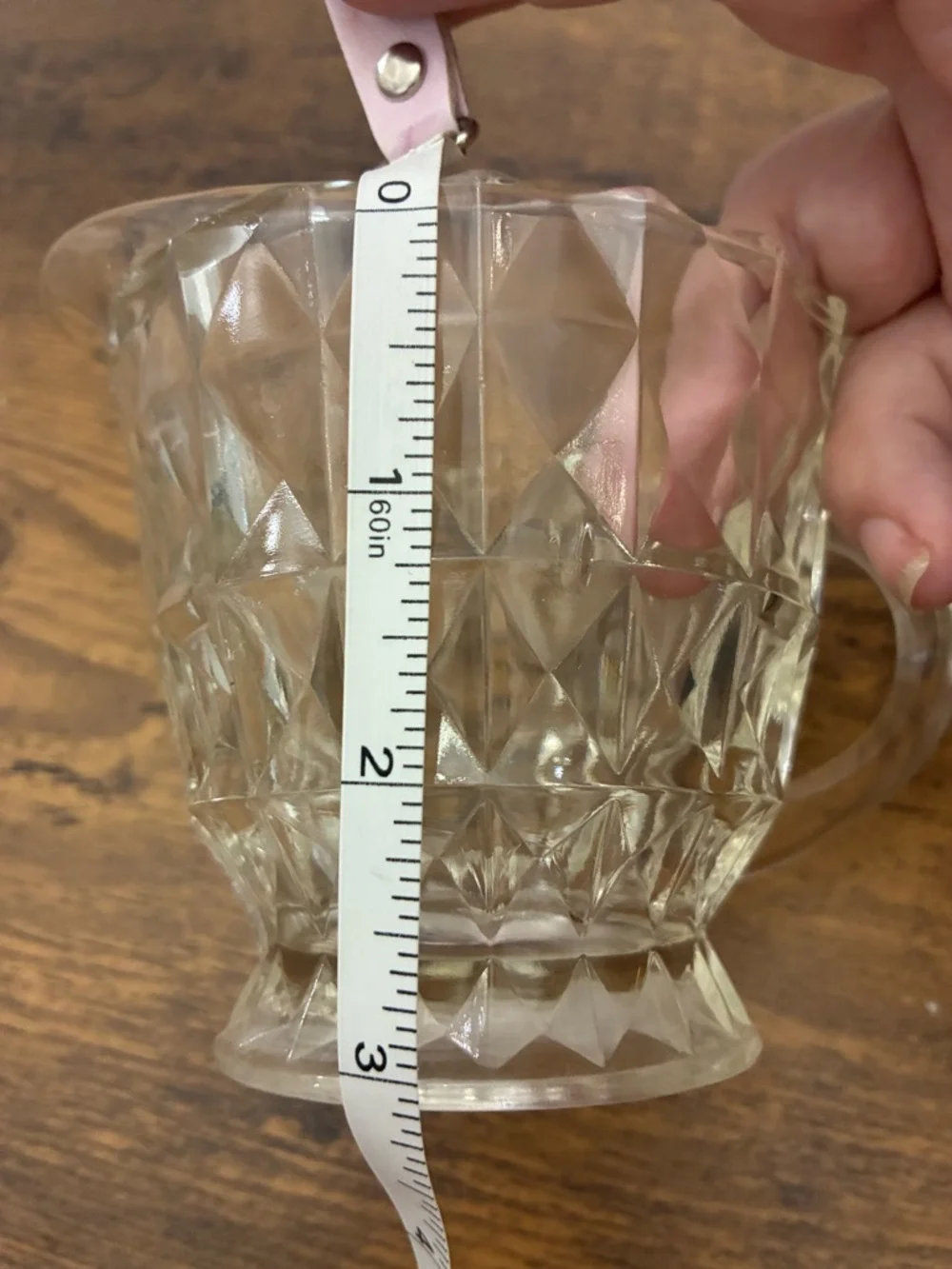 Vintage Windsor Depression Glass Footed Creamer
